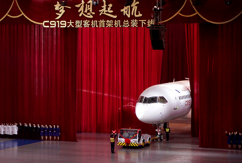 Illustration for article titled Así es el C919, el primer avión comercial de pasajeros hecho en China